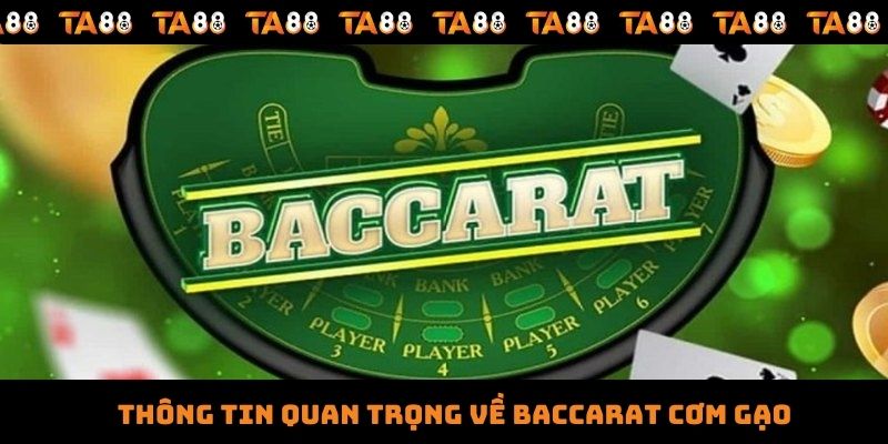 Thông tin quan trọng về baccarat cơm gạo
