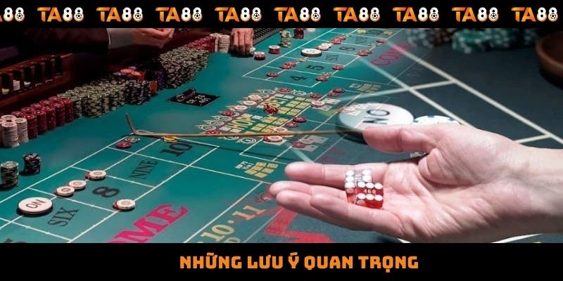 Những lưu ý quan trọng